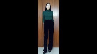 Фаберлик.17/2017 Одежда В.Юдашкина - брюки и юбка из бархата. Бирюзовое платье, Florange, колготки