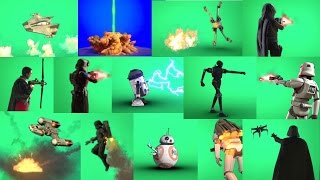 Star Wars Green Screens Vol. 2 - 19 NEW Effects!