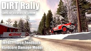 DiRT Rally vs Mods - IMPACT Force Feedback & Hardcore Damage Model [Logitech Driving Force GT]