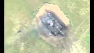 Горящие танки Нагорного Карабаха,снятые Азербайджанским БПЛА