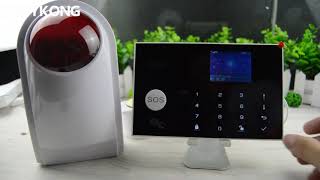 (Earykong) How to use the tuyasmart wifi gsm alarm system G30 ?