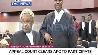 Appeal Court clears APC to participate in Bayelsa governorship election