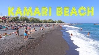 Kamari Beach - Santorini 4K