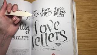 ASMR Typography Book Tracing and Whispering