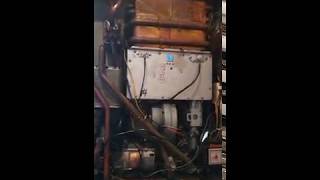 Видео работы котла Rinnai RB-255TMF 2002 года выпуска