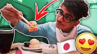 أول مرة آكل سوشي !!! ?? ..