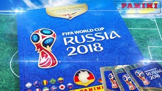 Panini HARDCOVER STARTER PACK WM 2018 Sticker auspacken