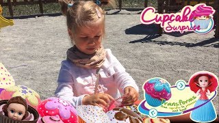 Ароматные капкейки куклы сюрприз распаковка ?? Cupcake Surprise Doll Scented Grape