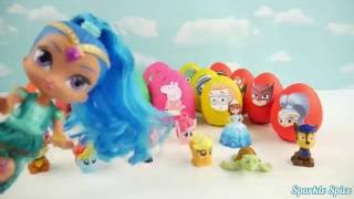 Play doh surprise eggs help learn colors