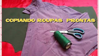 Como cortar uma roupa através de uma peça pronta-Aula 1