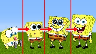 CICLO DE VIDA DO BOB ESPONJA l E SE FOSSE REAL? - MINECRAFT