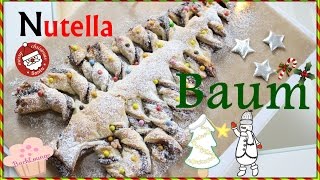 DIY | Nutella Baum aus Blätterteig |  schnell & einfach selber machen BackLounge Rezept