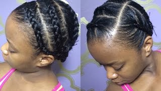 Protective Braids Under Wigs (Tutorial)