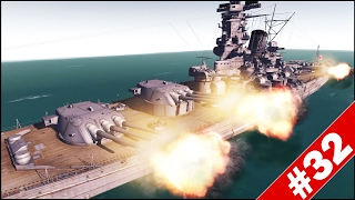 YAMATO BATTLESHIP vs 800MM GUSTAV - Men of War Assault Squad 2 - Mini Scenario #32