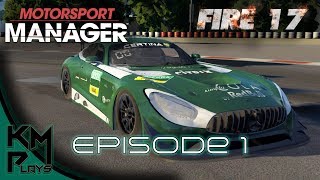 Lets Play Motorsport Manager Modded FIRE Mod Season 2 E1 BlackFyre GT MM