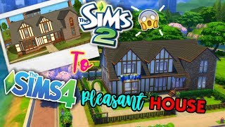 THE SIMS 4 - RECREATING THE PLEASANT FAMILY HOME (TS2)