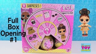 LOL Surprise Confetti Pop Doll Full Case Unboxing #1 Toy Review | PSToyReviews