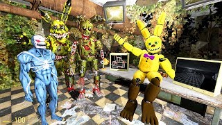 АНИМАТРОНИКИ ИСПУГАЛИСЬ ОХРАННИКА FNAF COOP ГАРРИС МОД ► Garry's Mod
