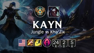 Kayn Jungle vs Kha'Zix - NA Challenger Patch 8.23