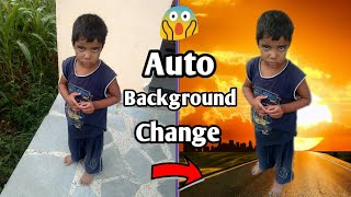 Change any photo background smoothly & automatic in 2 min.