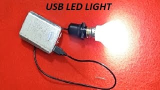 How to make a Powerful USB Led bulb