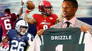 SAQUON BARKLEY IS GETTING DRAFTED TO THE NEW YORK GIANTS?! MY NFL MOCK DRAFT