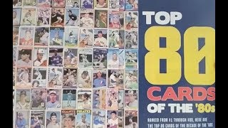 BBCJtv - Part 3: Beckett's Top 80 Baseball Cards of the 80s, 36 thru 13