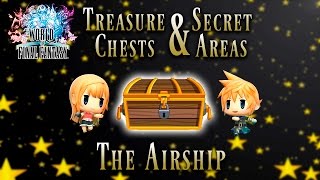 World of Final Fantasy - The Airship | Treasure Chest and Secret Areas Guide