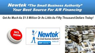 Get AR Financing From  Newtek The Small Business Authority