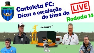 #Live Canal Cartoleta FC - Rodada 14 Cartola FC - Inscrição 4ª Liga Mata-Mata