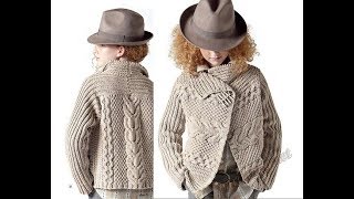 Кардиган Спицами для Девочки 12 лет - 2019 / Cardigan Spokes for Girl 12 years old