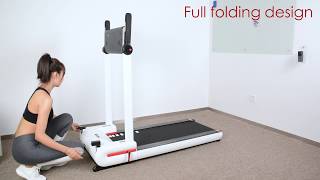 Running at home with OneTwoFit treadmill for weight loss | OneTwoFit OT095