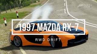 Forza Horizon 4 | Mazda RX-7 Drift Build, Tune and Run | RWD
