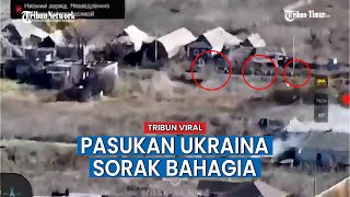 Sekelompok Tentara Rusia Kena Tembakan Artileri, Pasukan Ukraina Sorak Bahagia