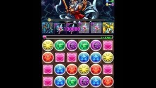 パズドラ「新・無限回廊」オロチ+オオカミ+レインボークリスタル攻略