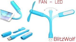 XIAOMI В ШОКЕ!!! КРУТОЙ ГИБРИДНЫЙ USB ВЕНТИЛЯТОР ОТ BLITZWOLF. BANGGOOD