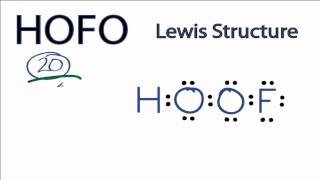 HOFO Lewis Structure: How to Draw the Lewis Structure for HOFO
