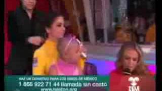 Lucero dona su cabello en el Teleton 2009