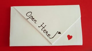 Easy Origami Valentine's Day Note | DIY Valentine's Day Note  #valentinesdayspecial