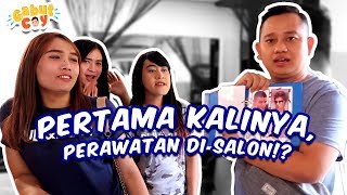 WARIA PERTAMA KALI PERGI KE SALON, OH GINI RASANYA!| GABUT COY