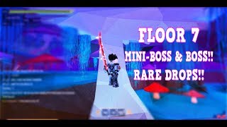 Roblox SwordBurst 2 FLOOR 7 RARE DROPS!!