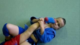 Супер бой по самбо) дети.Потапов Денис Сергеевич. Спорт и выживание. Фрагмент тренировки