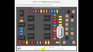 2007 Ford F150 Fuse Box Diagram
