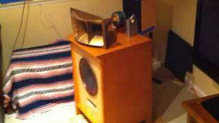 Altec Horns-test run 414z woofers, 806a driver w/811b horn