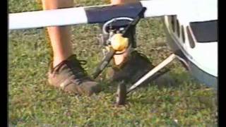 AVIÓN RC BIMOTOR GLOW PRUEBAS DE EMERGENCIA, twin engines AIRplane tests
