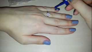 Dark marble nails tutorial / Мраморный маникюр