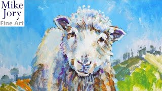 Sheep head painting tutorial