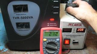 Неисправность стабилизатора напряжения FORTE TVR-5000