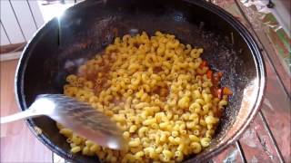 НЕОБЫЧНО!!! ПЛОВ ИЗ МАКАРОН В КАЗАНЕ. ОЧЕНЬ ВКУСНО!!!/Pasta pilaf in a cauldron
