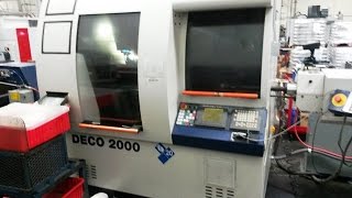 Tornos Deco 20 CNC Swiss Lathe m/c #394444